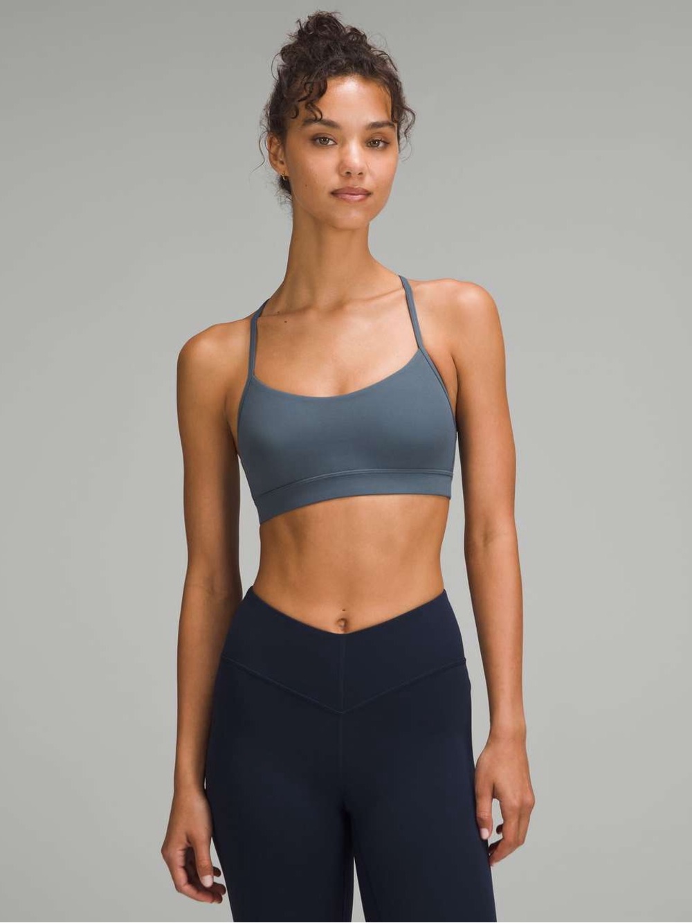 Lululemon Flow Y Bra Iron Blue
